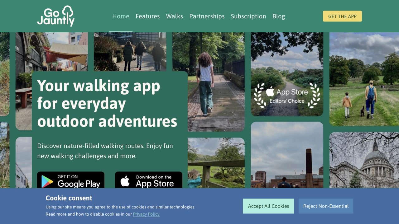 Обложка разбора: Go Jauntly: прогулки и green routes