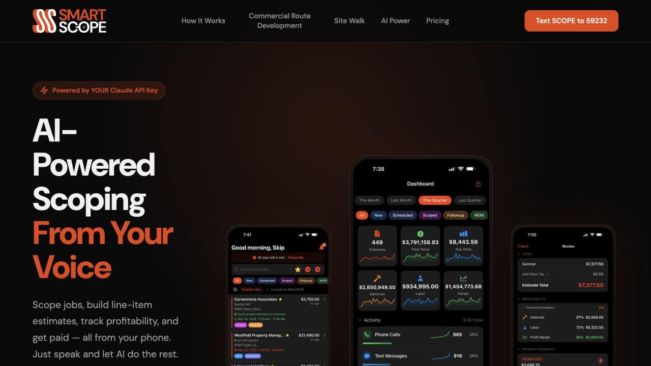 Обложка разбора: Smart Scope: смета полевого мастера голосом